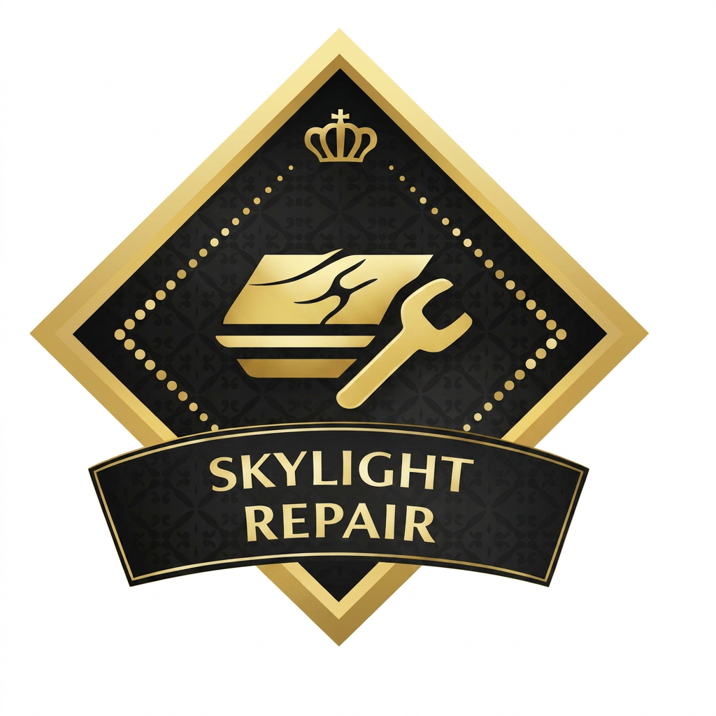 Skylight Repair official gold and black emblem logo